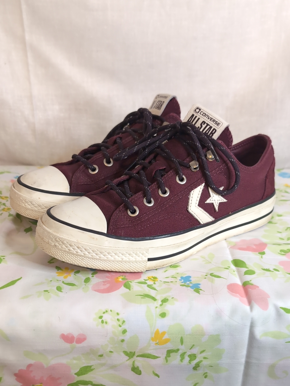 Converse Star Player 76 Retro Hike Low 'Deep Bordeaux' womens 6.5